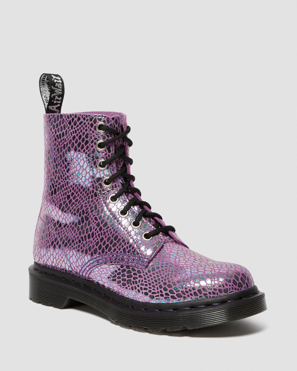 Dr Martens 1460 Pascal Snake Metallic Suede Topánky Damske ( Nachový ) SK 549-FUYMVS